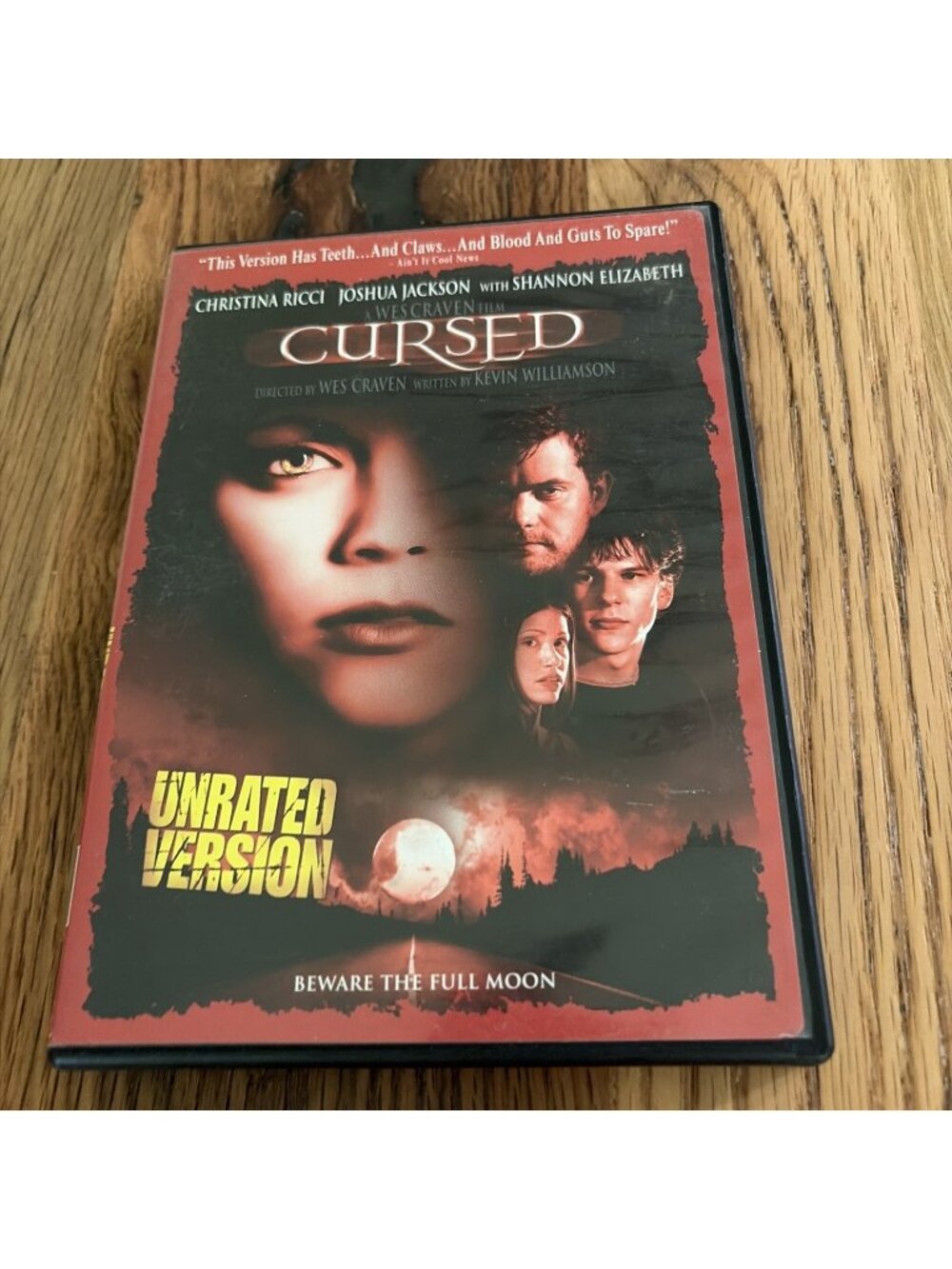 Cursed (DVD, 2005) Unrated Tested Working